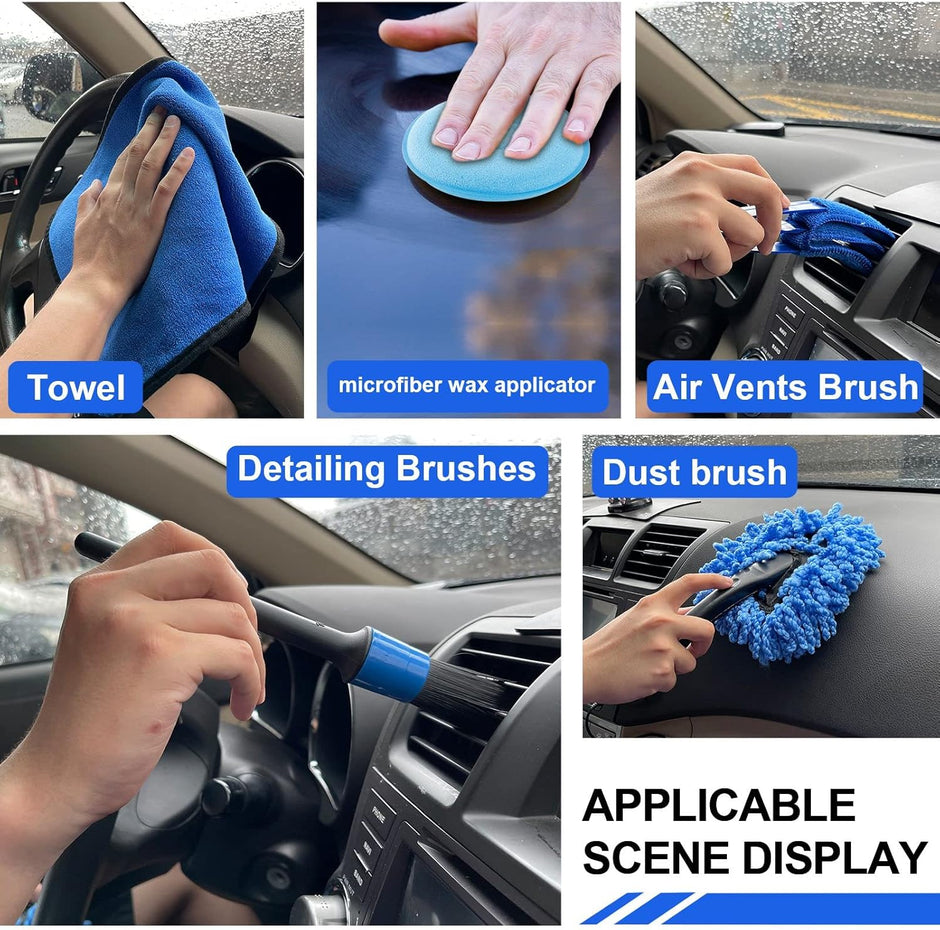 21Pcs Car Wash Kit,62