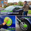 Car Cleaning Brush Microfibre Mop Telescopic Car Wash Brush with Extendable Handle & Scratch Free Head Washing Kit - Suitable for Cleaning Cars, Caravans, Van, Truck, Boat Etc.