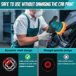 Cordless Car Polisher Buffer Machine, with 2X 2.0Ah Batteries 8 Variable Speed, 125Mm Base for Car Detailing
