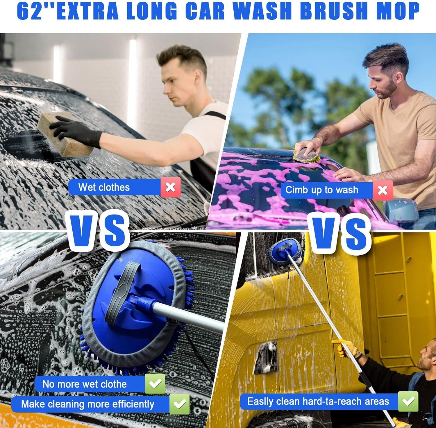 21Pcs Car Wash Kit,62