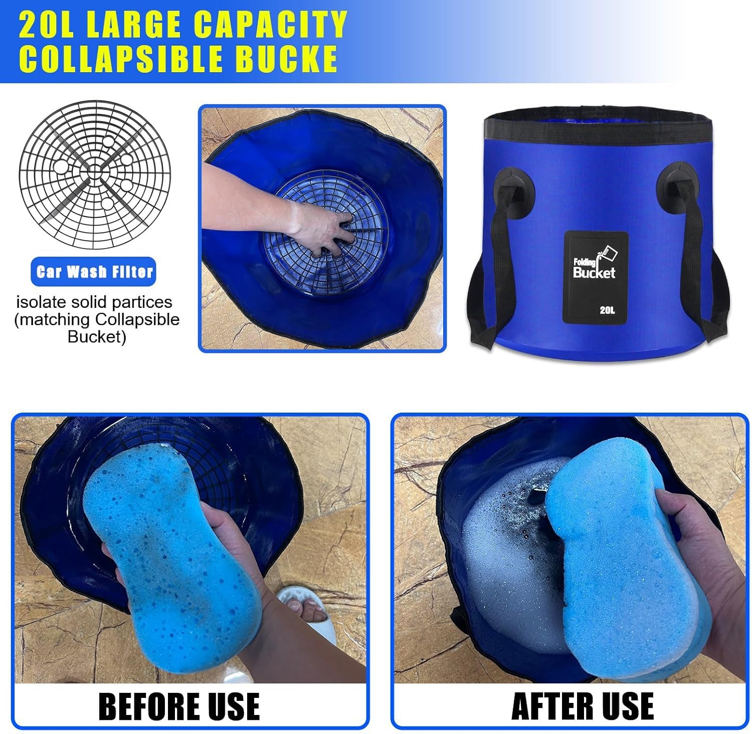 21Pcs Car Wash Kit,62