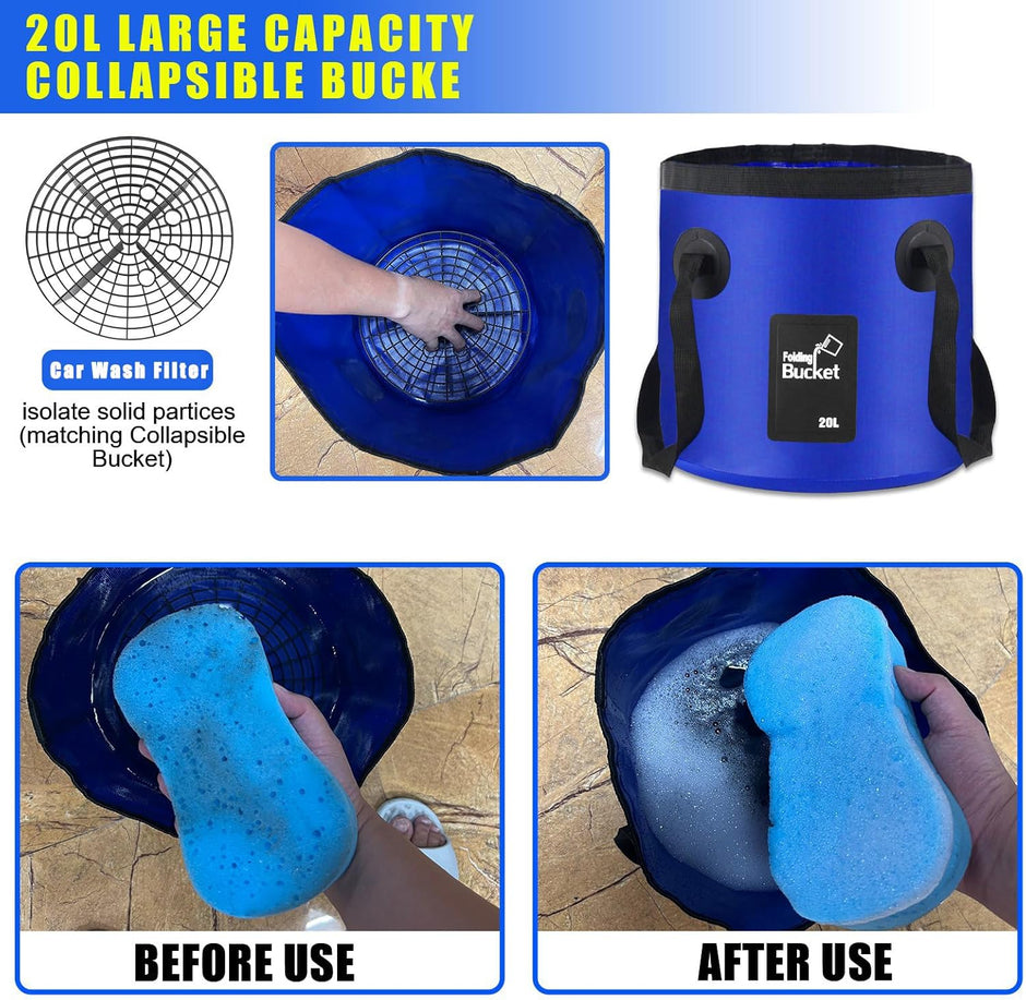 21Pcs Car Wash Kit,62